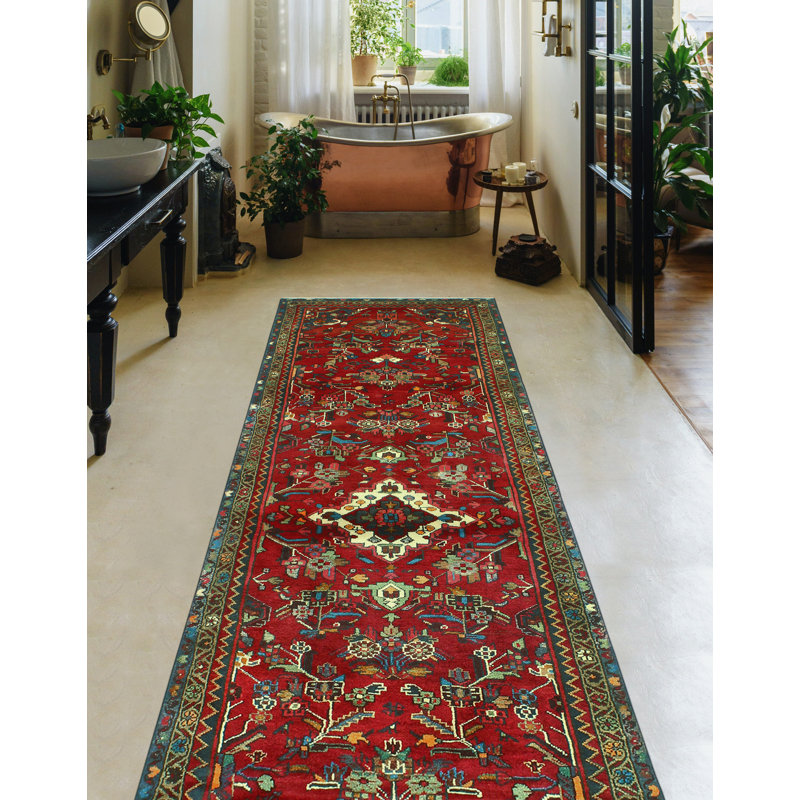 Khylar Distressed Alethya Red Runner