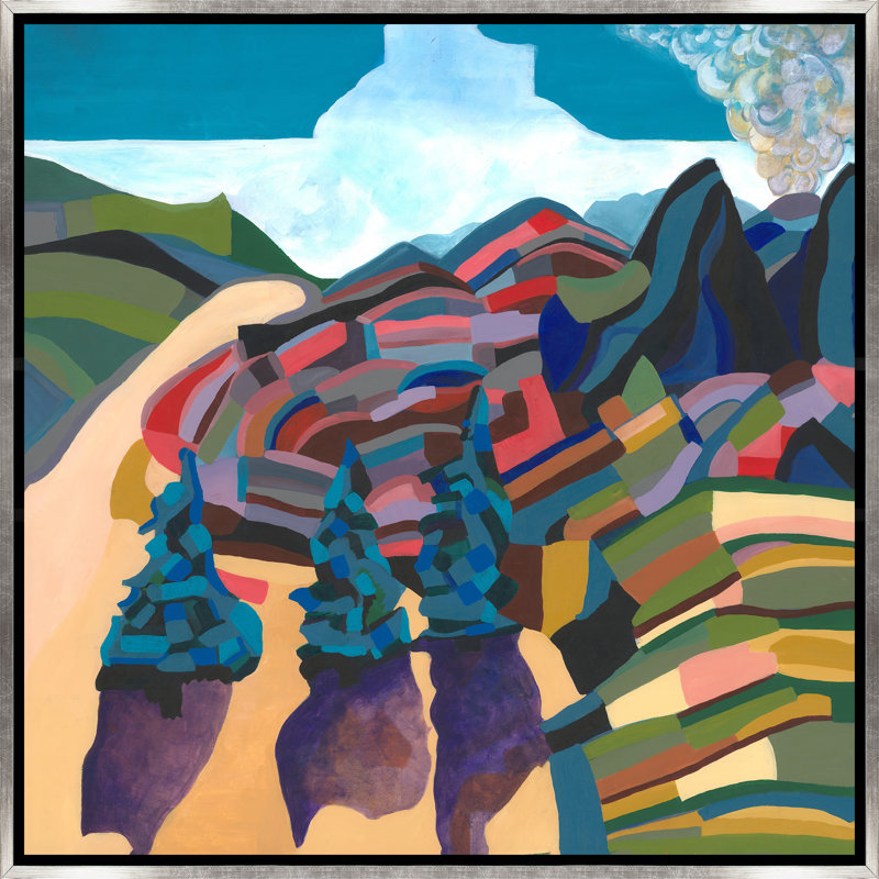 Colorful Field Print by Charlie Brock, 31.5" H x 31.5" W