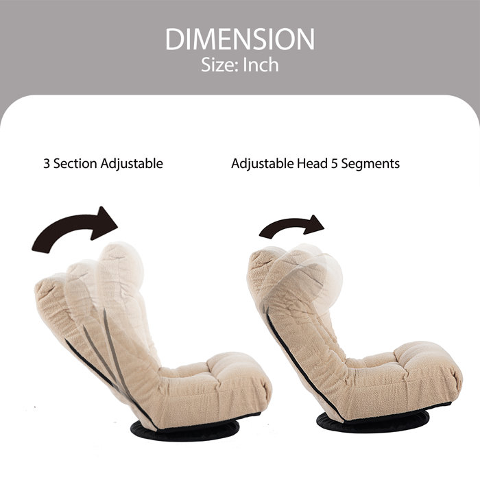 Trule Reseda Adjustable Reclining Rocker Game Chair | Wayfair