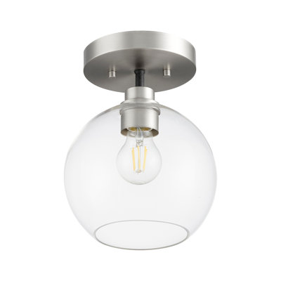 Kaymani Glass Semi Flush Mount