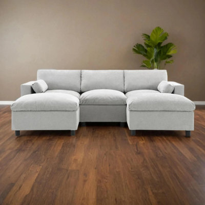 Chenille Sectional Sofa by Latitude Run
