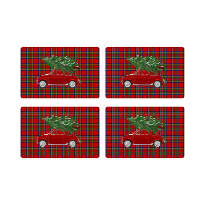 Vegan Leather Retangle Placemats