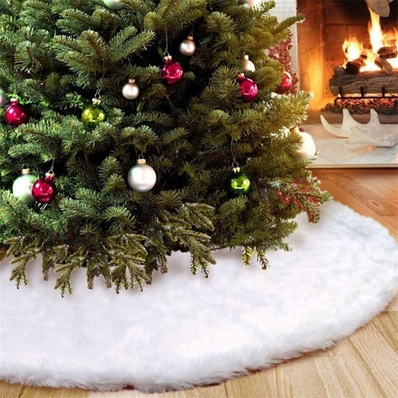 Faux Fur Tree Skirt