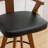 Swivel Upholstered Cane Back Bar Stools-592409354-592409349
