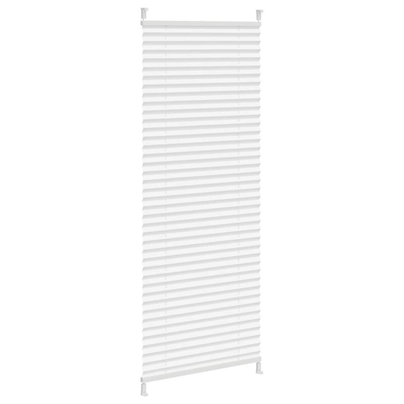 Room Darkening Pleated Blind, White, 50cm W x 100cm L