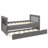 Twin Platform Bed With Drawers And Trundle, Solid Wood Daybed, No Spring Box Needed-772764295