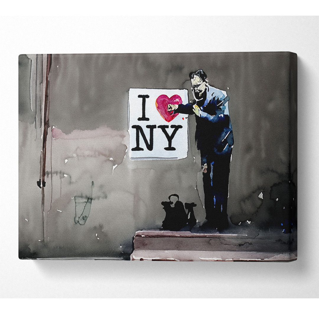 Heart Beat Of New York - Kunstdrucke auf Segeltuch