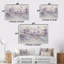 «Mauve mauve lilas Melody I», ensemble d'art mural lilas-107201048-107201058