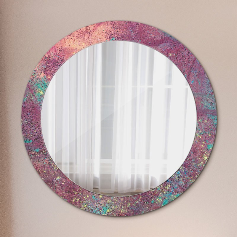 Huldar Glass Flat Wall Mirror, 70cm H x 70cm W