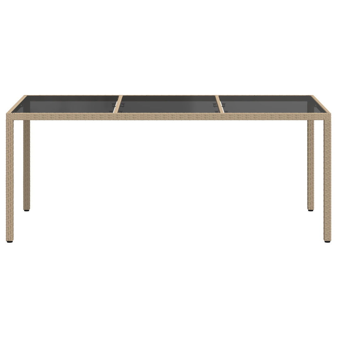 Castora Rectangular Metal Outdoor Dining Table , cm W 100cm cm D