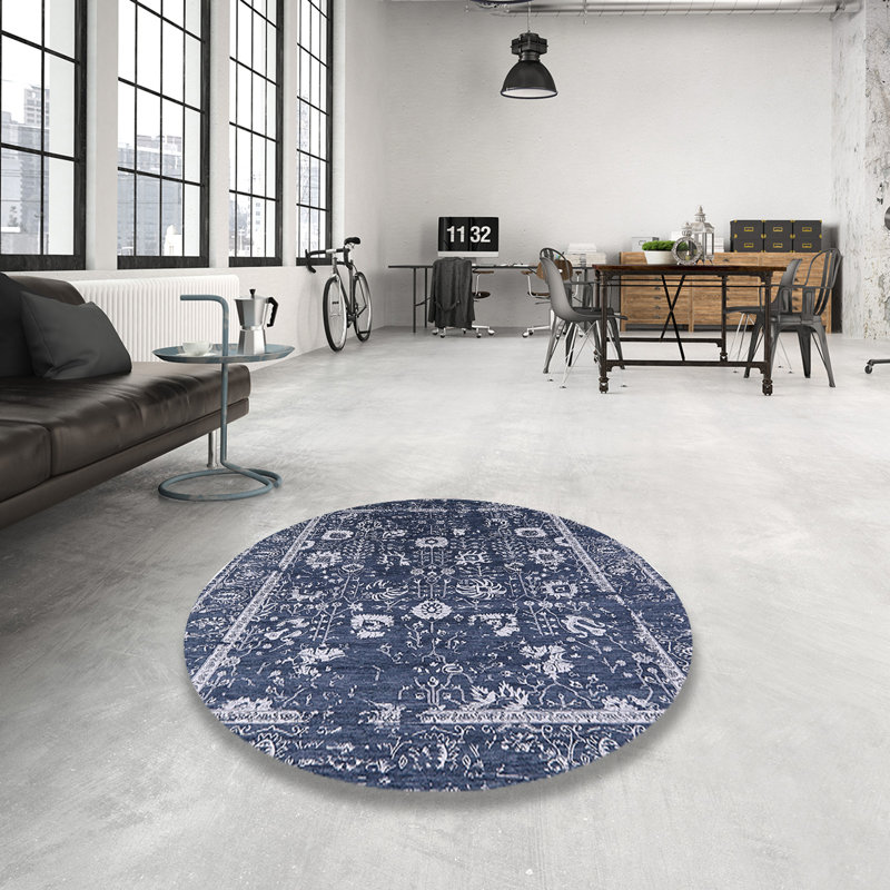 Oriental Indoor Rug, Round 5'