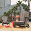 Chaise Adirondack pliante en plastique Hyginos-833321431