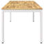 Acacia Metal Base Dining Table-832993826-832993833-832993834