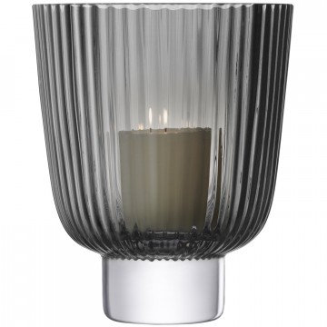 8.5 " Glass Hurricane with Candle Included