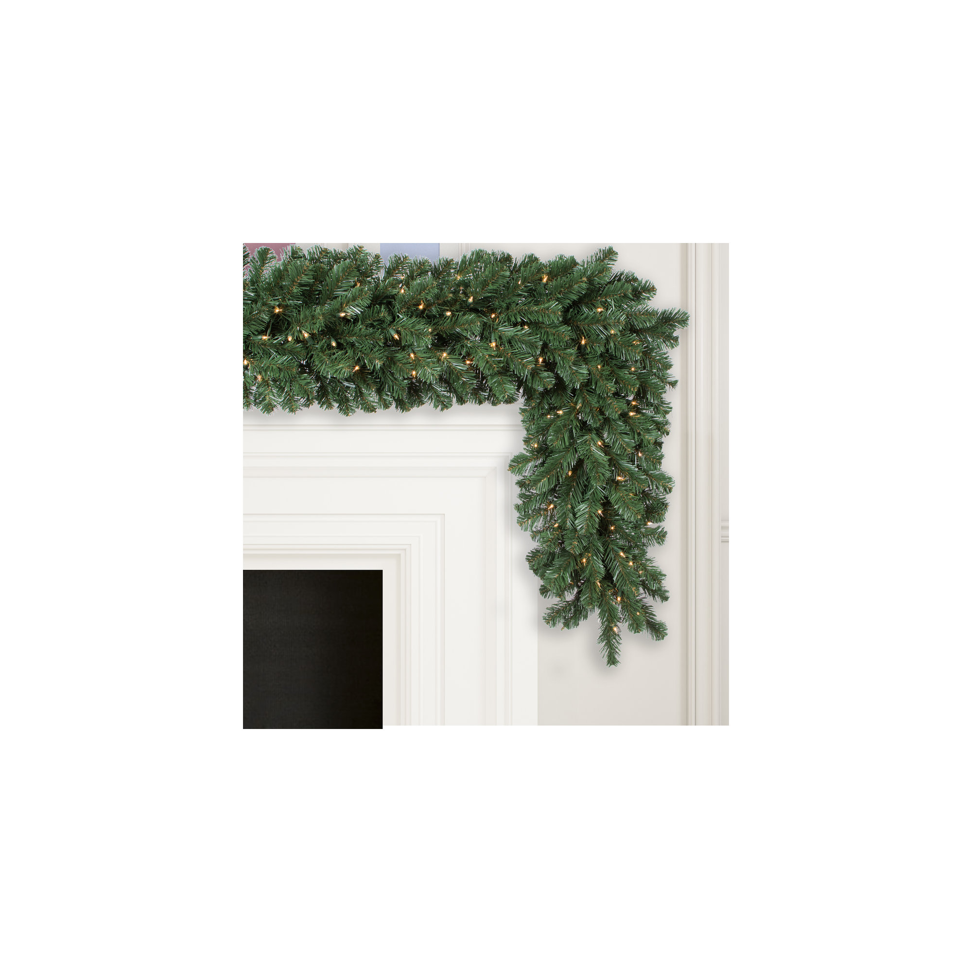 Oregon Fir 108'' in. Faux Fir Garland