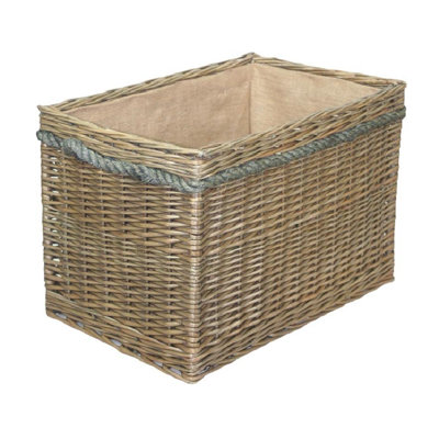 Warlo Wicker Log Carrier