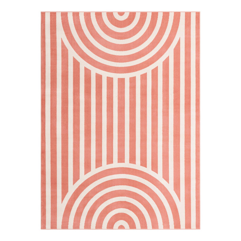 Unique Loom Lines Whimsy Kids Rug, Rectangle 5'1" x 7'1"