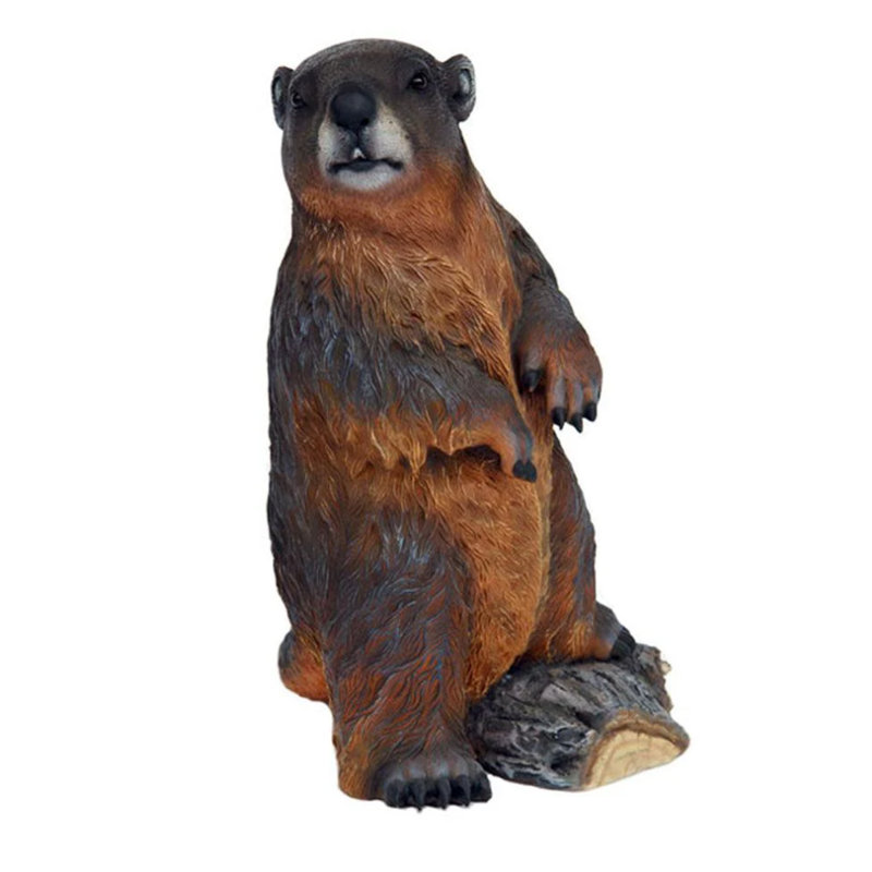Beaver Standing Life Size Statue