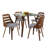 Folia-Trevi Square Dining Set - 5 Piece