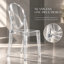 Chaise en acrylique transparent à dossier rond et siège de meuble-lavabo Brayan-1950683174