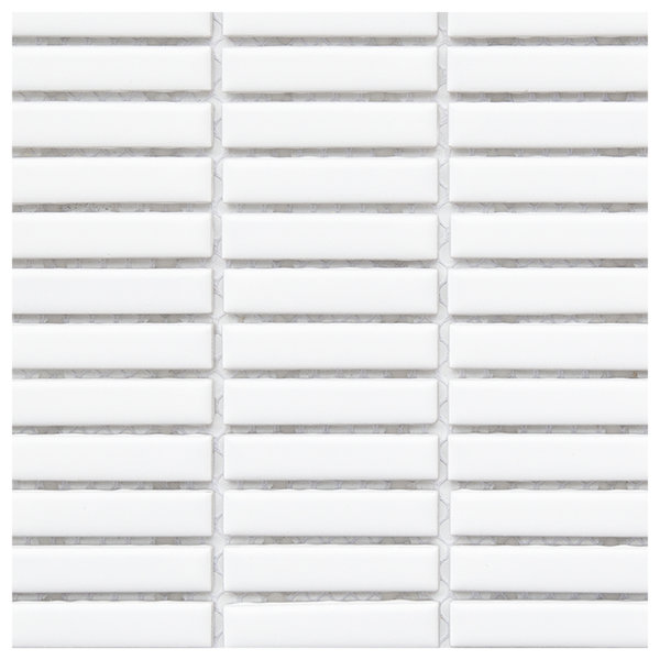 2" x 0.4" Ceramic Grid Mosaic Wall & Floor Tile