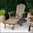 Foldable Acacia Wood Adirondack Chair – Traditional Slats, Rustic Outdoor Design, Wide Armrests For Comfort And Style-2083000601