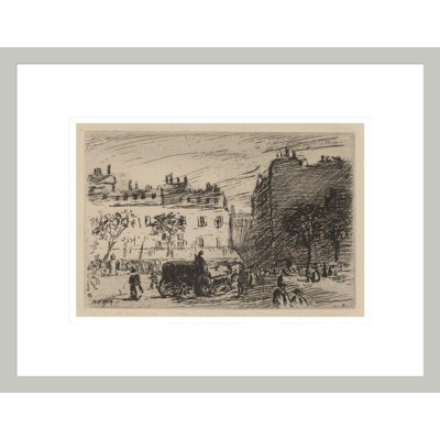 «Paris Street Scene» par Robert Henri, impression giclée sur cadre