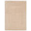 Athena Solid Color Hand-Loomed 5'7" x 7'6" Wool/Cotton Area Rug in Biscuit