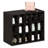 Furinno FANO Shoe Rack, 15-Cube Shoe Organizer, Stackable Shoe Storage, 11.4 x 24.2 x 19.3, for Closet Entryway, Office, Garage, Black Dark Oak-123204878