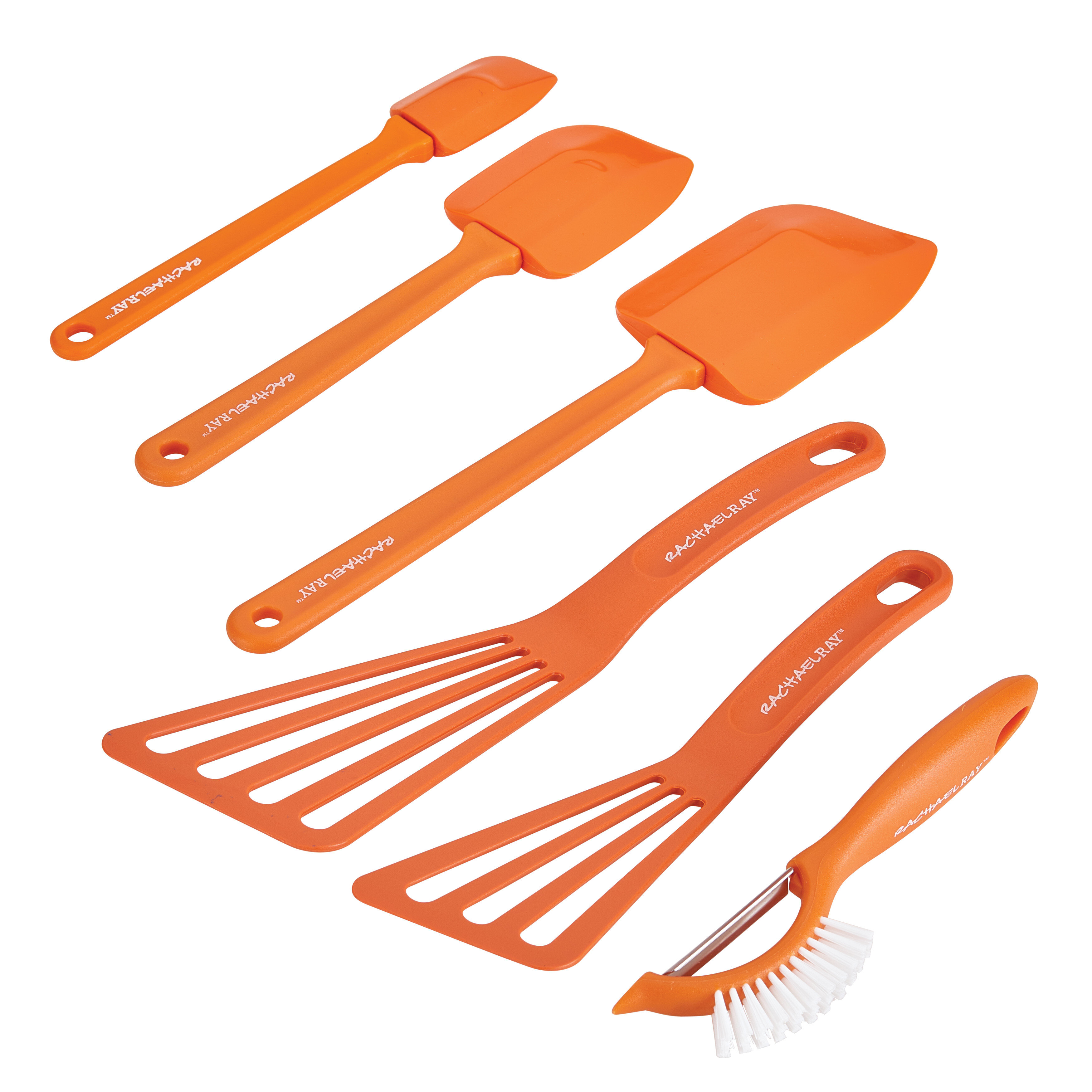 Rachael Ray Kitchen Utensils Turner And Spatula Mix And Flip Set, 5-Piece &  Reviews