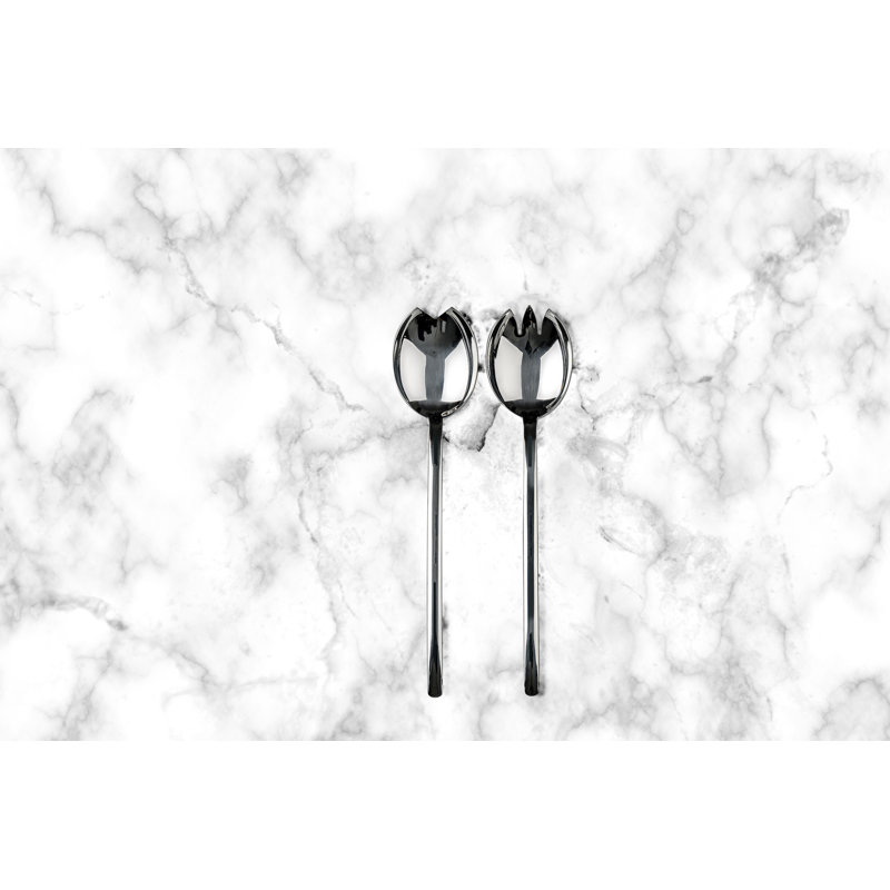 Due Stainless Steel Salad Servers