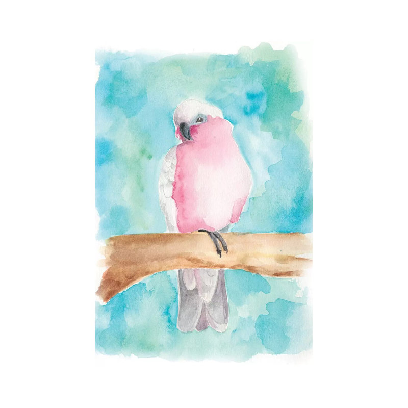 Sweet Tropical Bird III 1 Piece Wrapped Canvas Painting, 30.48 cm H x 45.72 cm W