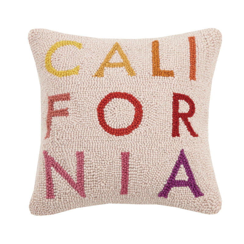 California California Throw Pillow