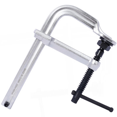 Heavy-Duty F-Clamp,, Removable Swivel Pad, Deep Throat F Clamp 5-1/2", Heavy Duty Bar Clamp For Welding