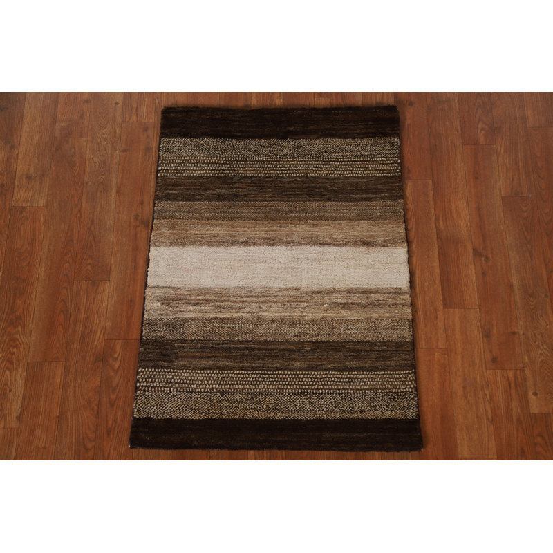 Tapis rayé Gabbeh Modern 2x3