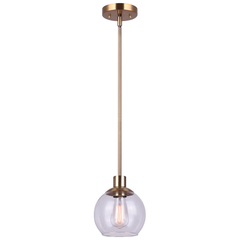 Luminaire suspendu sphère 1 lumière Oman