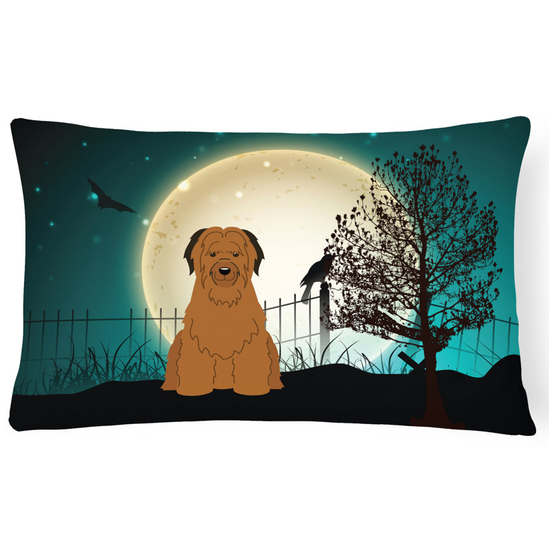 Coussin lombaire intérieur / extérieur Halloween, Brun