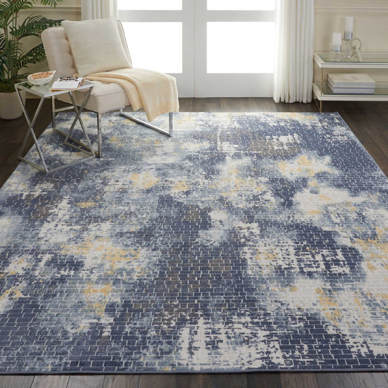 Engleman Abstract Indoor Rug, Rectangle 9' x 12'