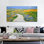Décoration murale sur toile GUTTATY Spring, peinture de paysage de fleurs de printemps, impressions d'œuvres d'art de la nature, grande affiche florale pour bureau de chambre à coucher, 24 po x 48 po