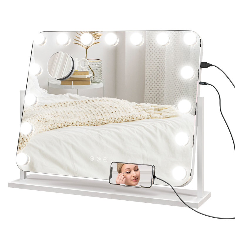 Evelyngrace Metal Rectangle Floor Mirror