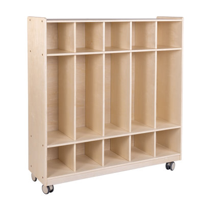 Casier mobile à 5 sections avec rangement pour chaussures - RTA