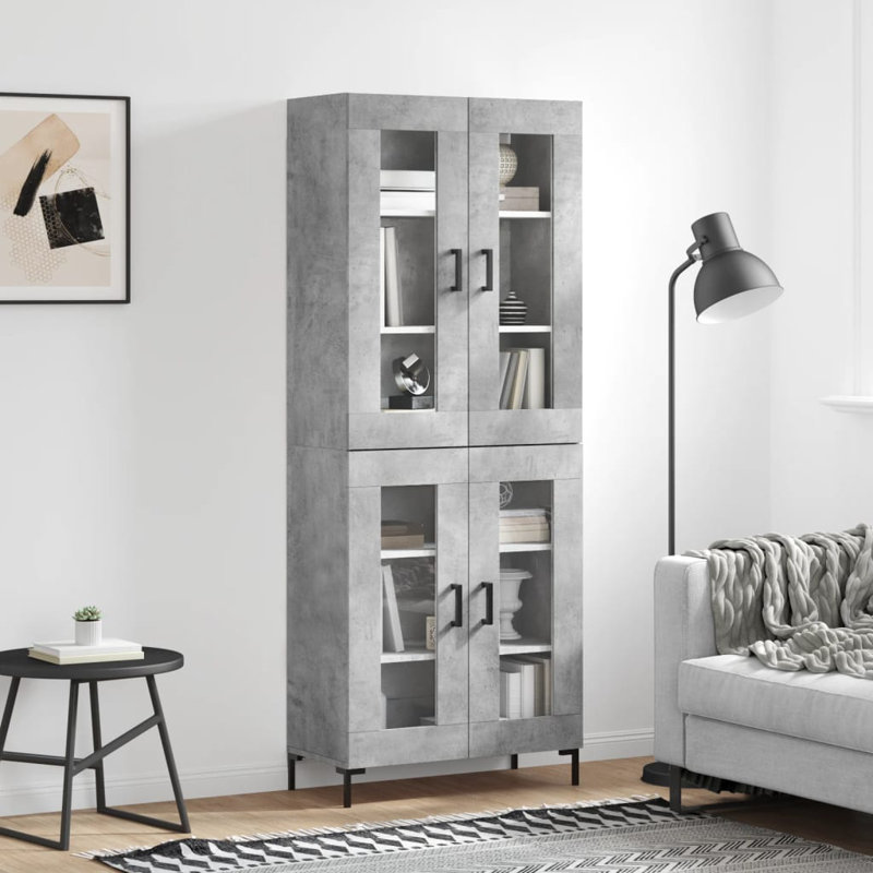69.5cm Sideboard, Concrete Grey