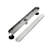 FINE FIXTURES 36-Inch Linear Shower Drain, Tile Insert & Grate 2-in-1 Design, Rounded Edge, 10-Gauge Stainless Steel, Center Outlet, Hair Strainer Included-126703435