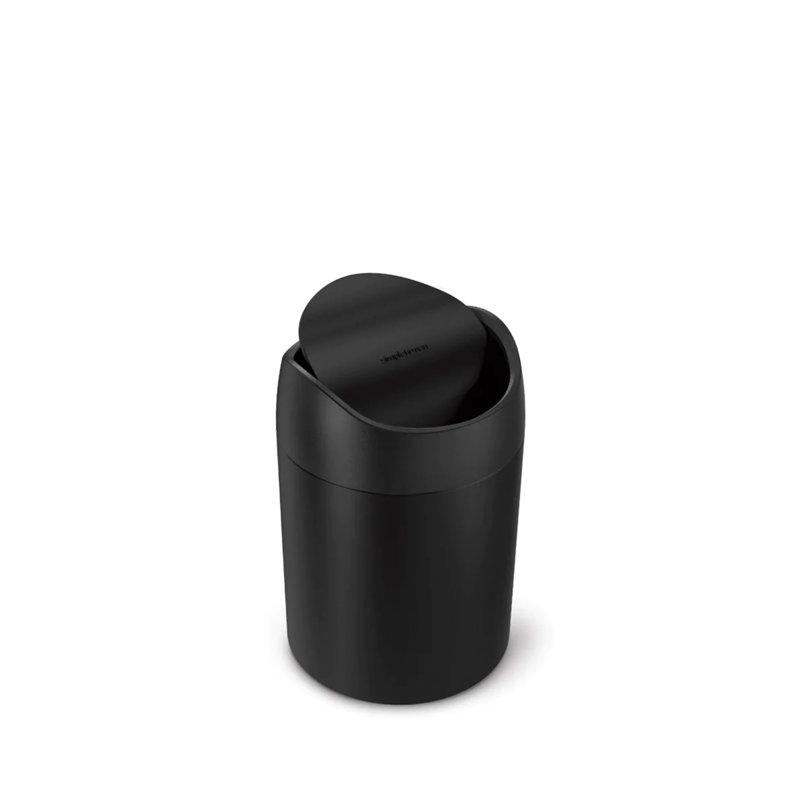 Simplehuman 1.5L Mini Bin, Matte Black