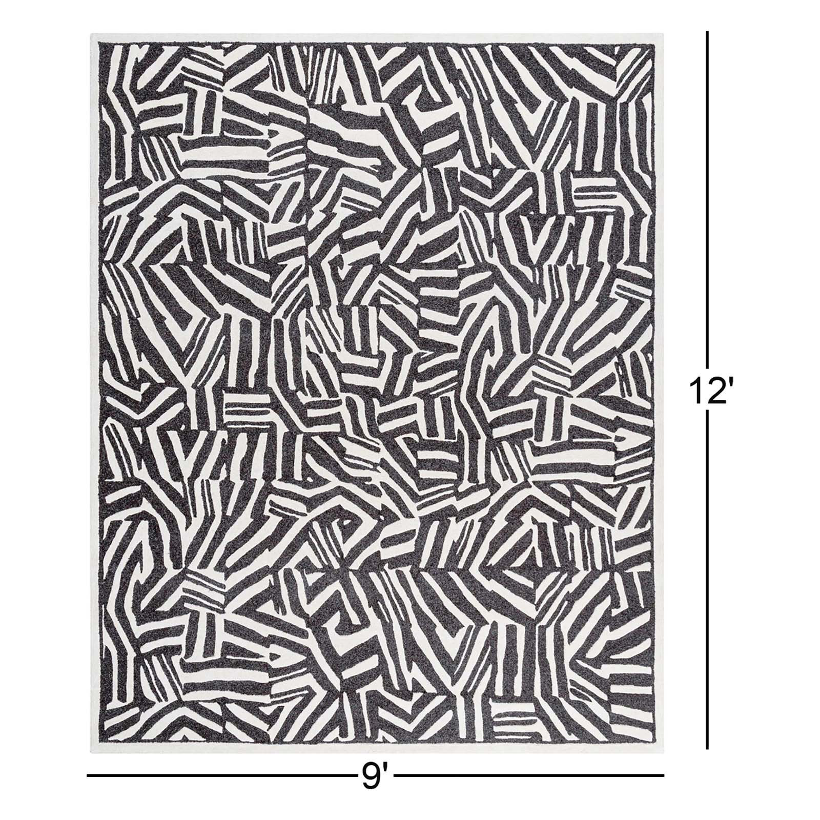 Analeya Hand-Tufted Rug, Rectangle 9' x 12'