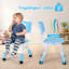 2 X Plastic Children's Desk Chair, Height Adjustable, Children's Chairs With Backrest Up To 100 Kg Load Capacity, Children's Chair From 2 Years, Children's Furniture For Children's Room, School-852554506