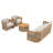 5 - Person Outdoor Seating Group With Cushions