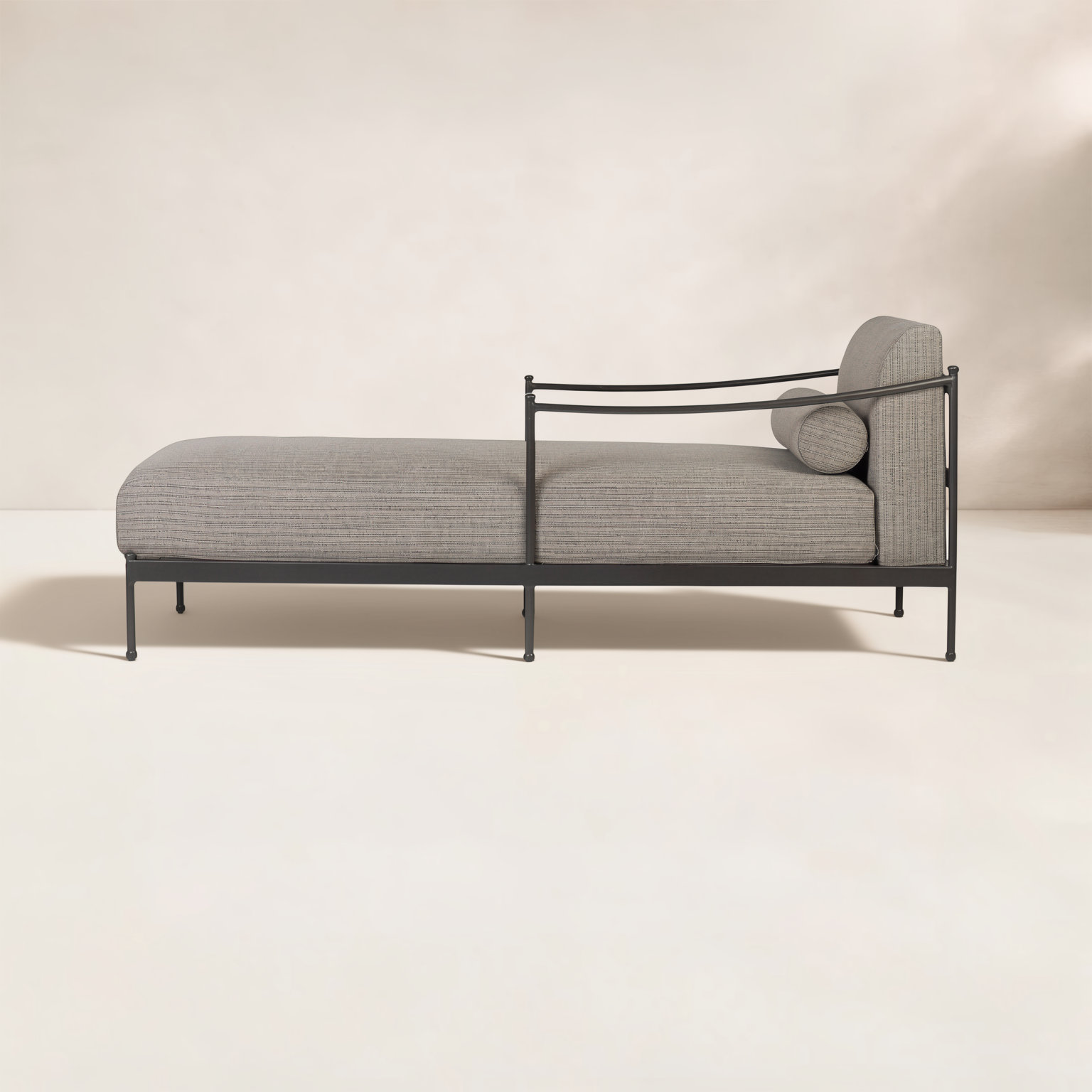 Granger Outdoor Chaise, Ambro Stripe