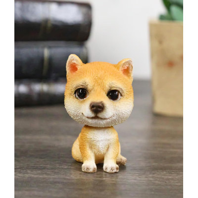 Mini-figurine de chien chiot Shiba Inu Lifelike