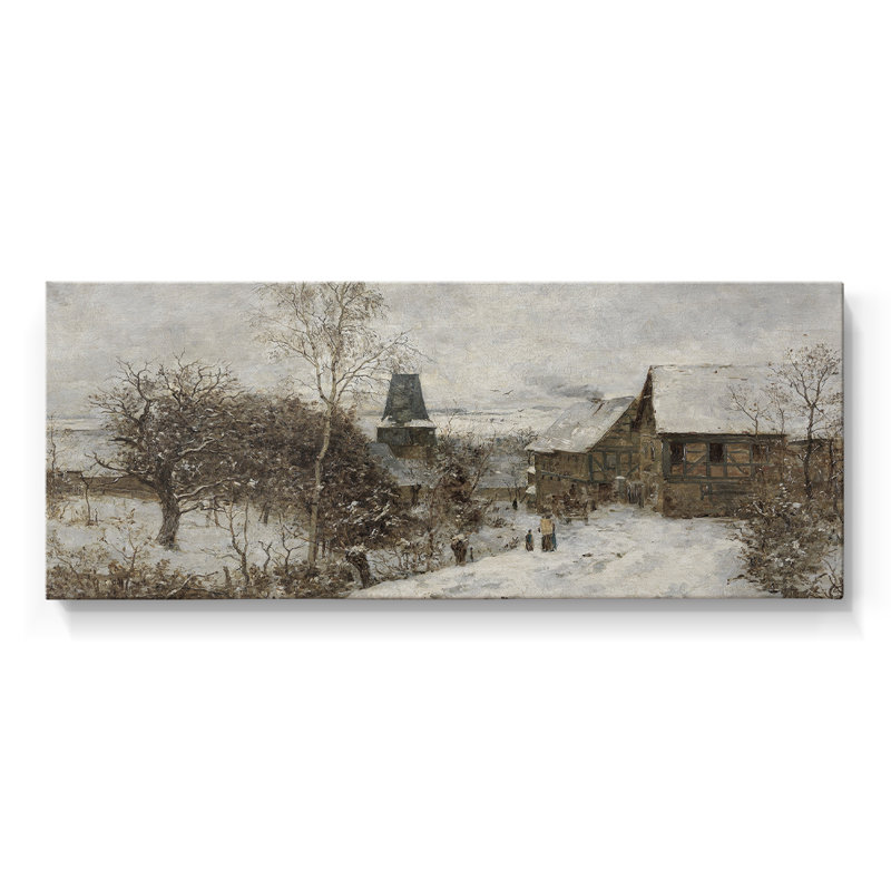 Série paysage - CDXVI - Toile tendue avec châssis - Prêt à accrocher, H 12 po x l 30 po
